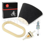 2 x Air Filter Foam & Spark Plug for Yamaha Raptor 660 660R (2001-2005)