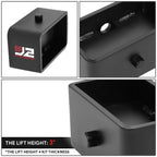 2 Leaf Spring Leveling Lift Blocks for Dodge Ram 1500 (1994–2008)