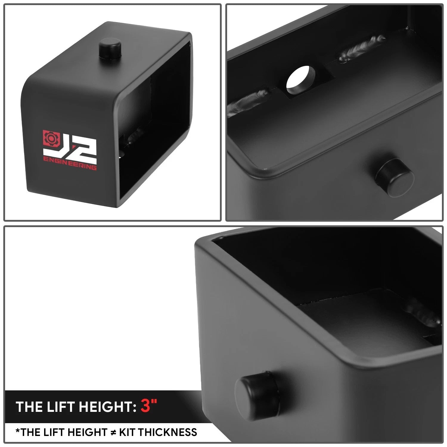 2 Leaf Spring Leveling Lift Blocks for Dodge Ram 1500 (1994–2008)