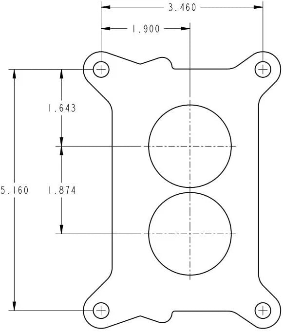 2BBL Performance Carburetor for 2300 (0-4412S)