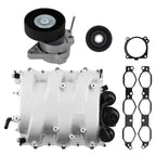 Intake Manifold with Gaskets & Steel Belt Tensioner Kit for Mercedes Benz