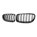 Gloss Black Front Kidney Grille for BMW 3 Series (2009–2012)