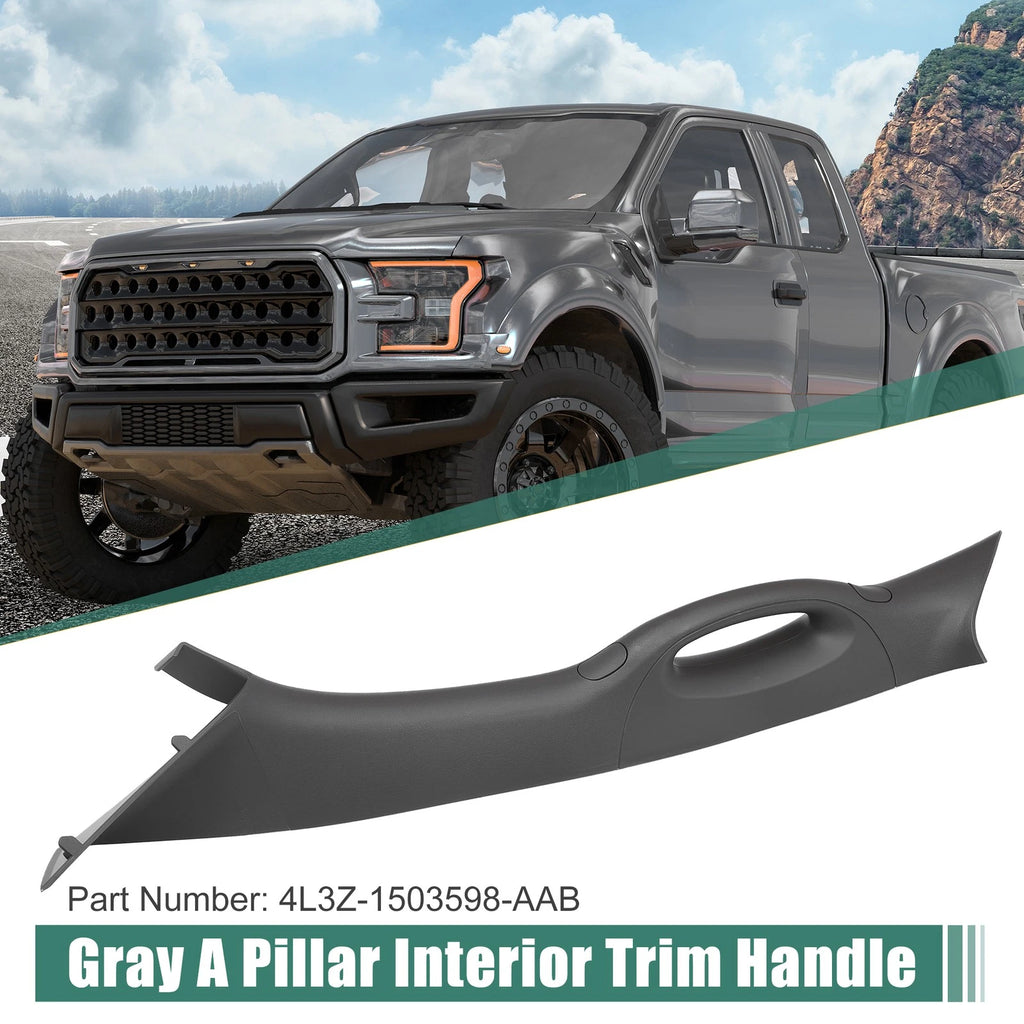 Left A Pillar Interior Trim Handle for Ford F150 (2006–2008) Gray 766549568103