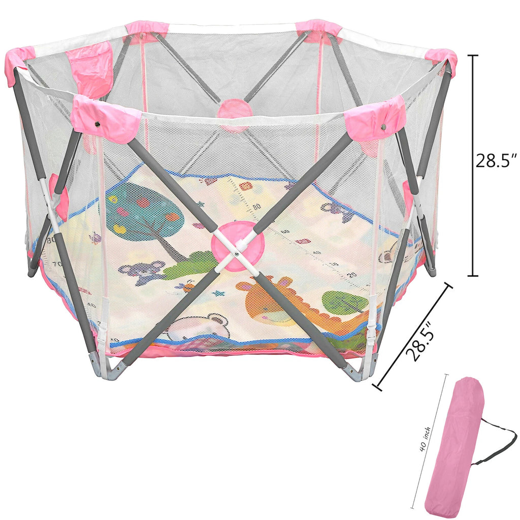 Portable Pet Playpen for Outdoor Use (Safety Kids)