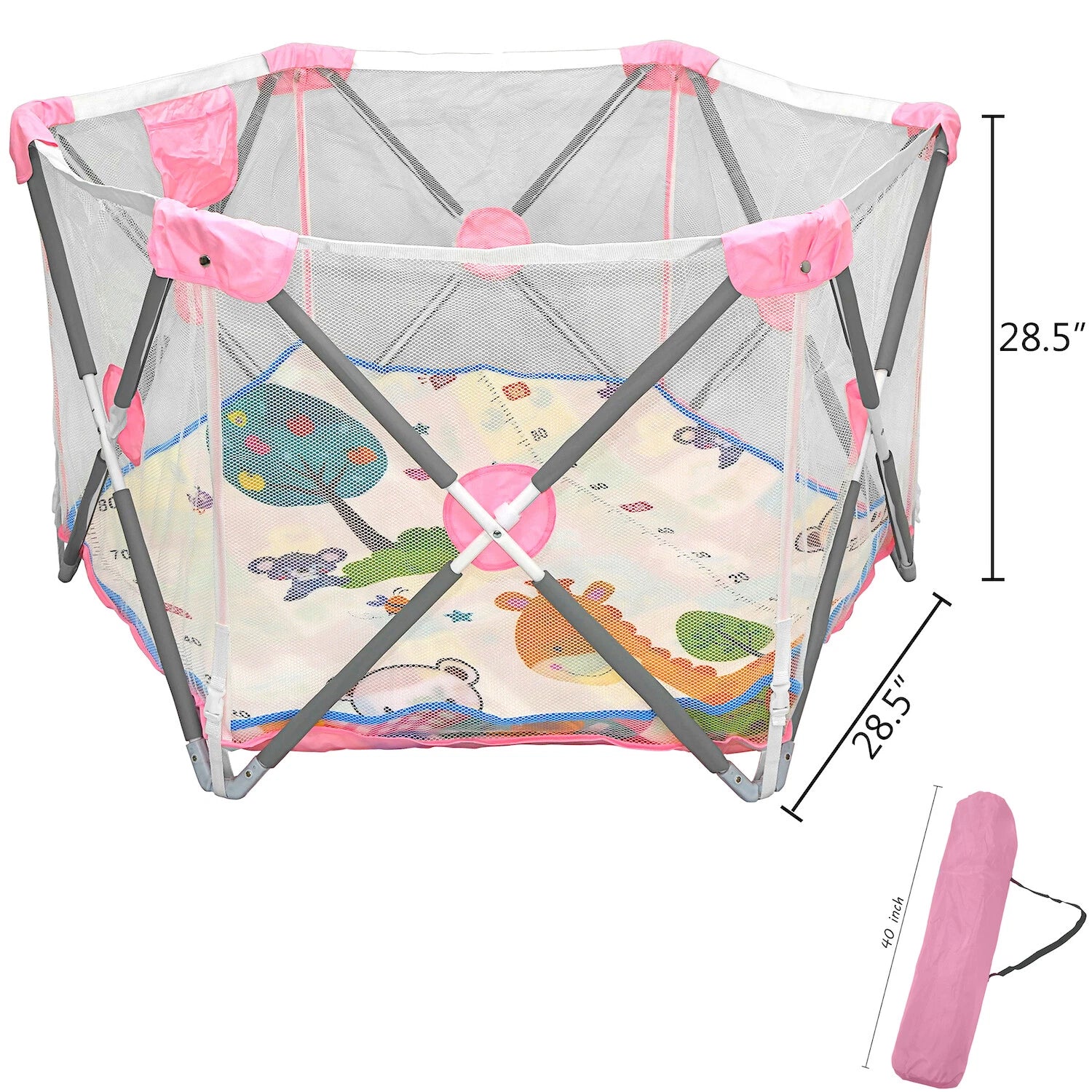 Portable Pet Playpen for Outdoor Use (Safety Kids)