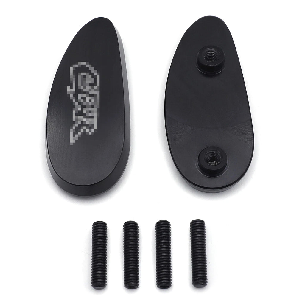 Black Mirror Block Off Plate for Honda CBR1000RR/VFR1200 (2008–2021)