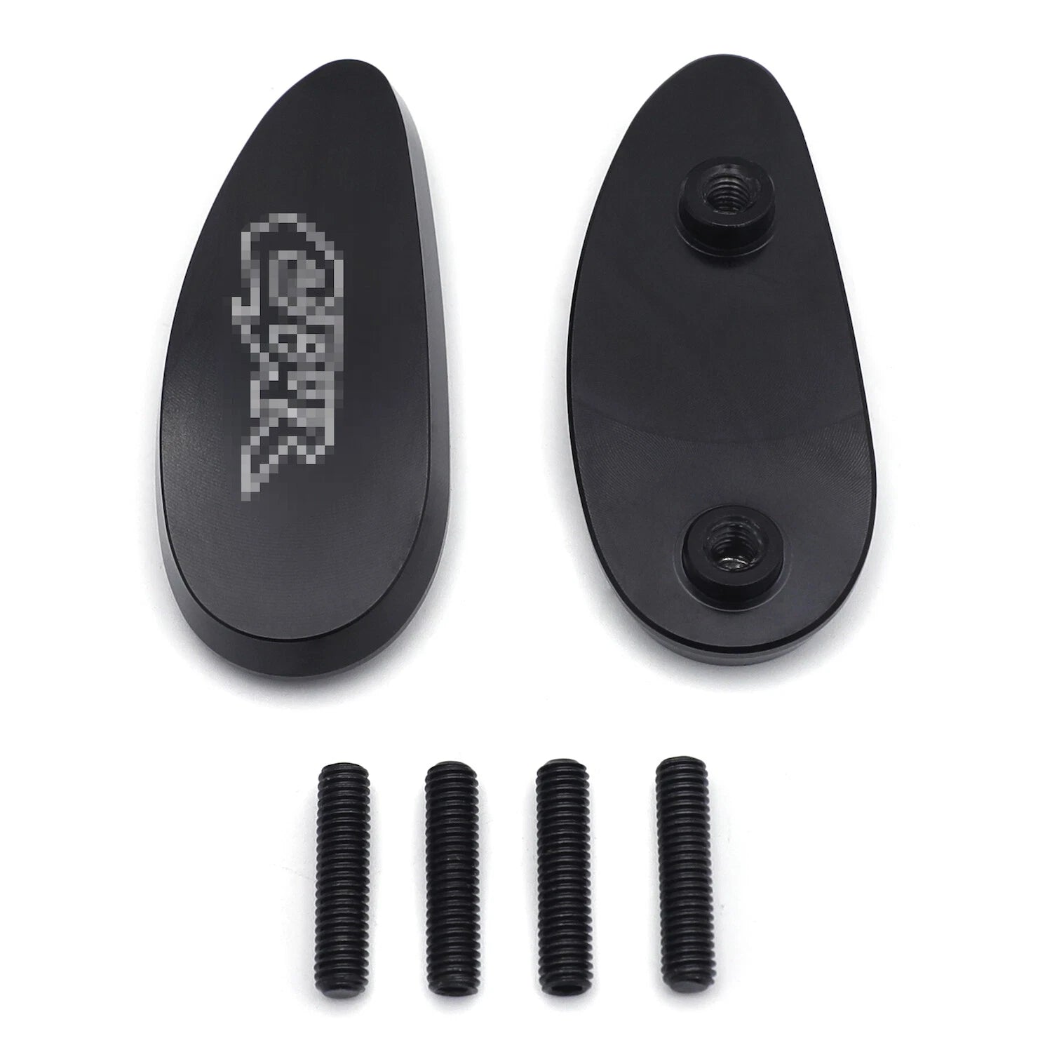 Black Mirror Block Off Plate for Honda CBR1000RR/VFR1200 (2008–2021)