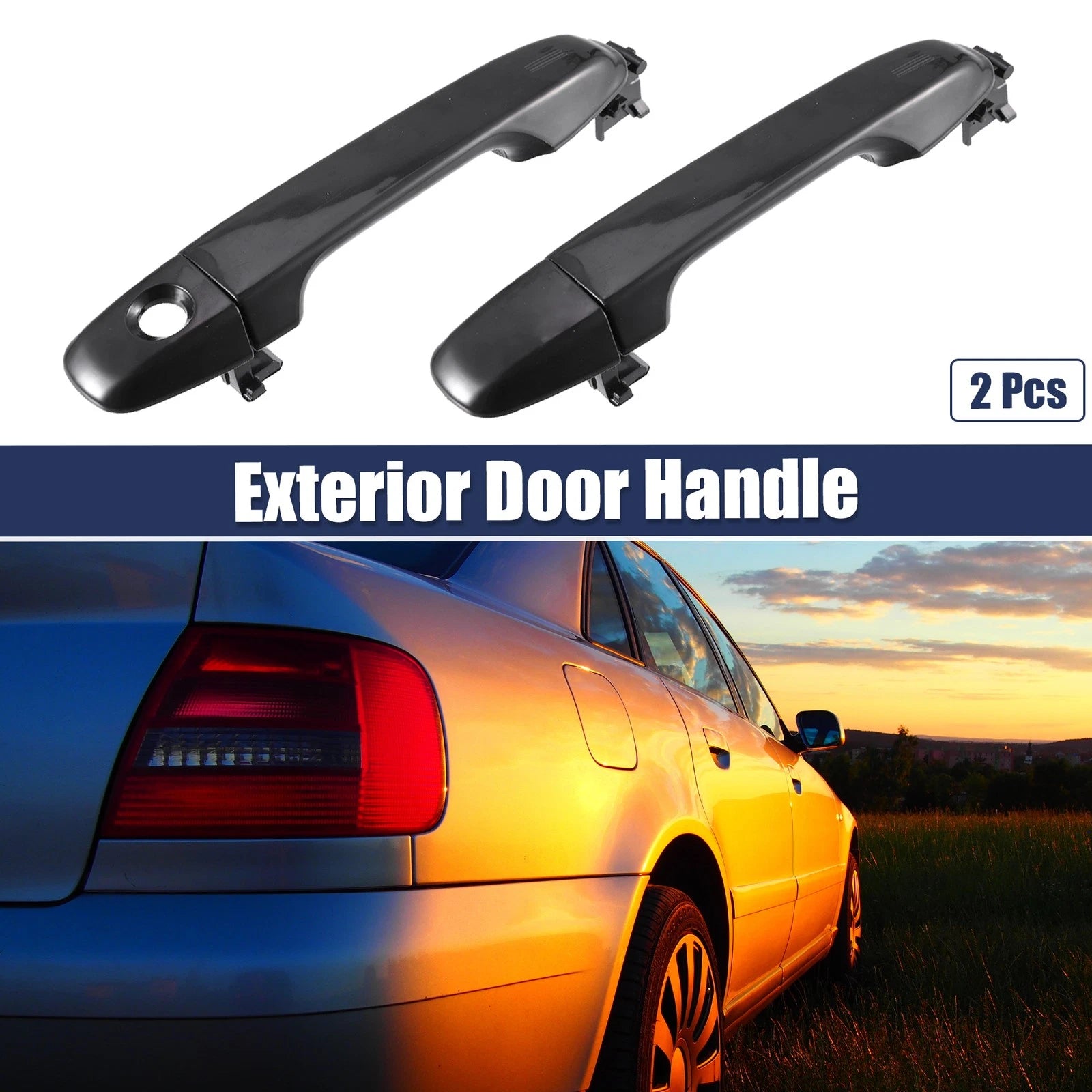 2 Pcs Exterior Door Handle for Toyota Camry  718844651912