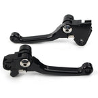 Black Pivot Dirt Clutch Brake Levers for Kawasaki KX250 KX250F KX100 (2005–2012)