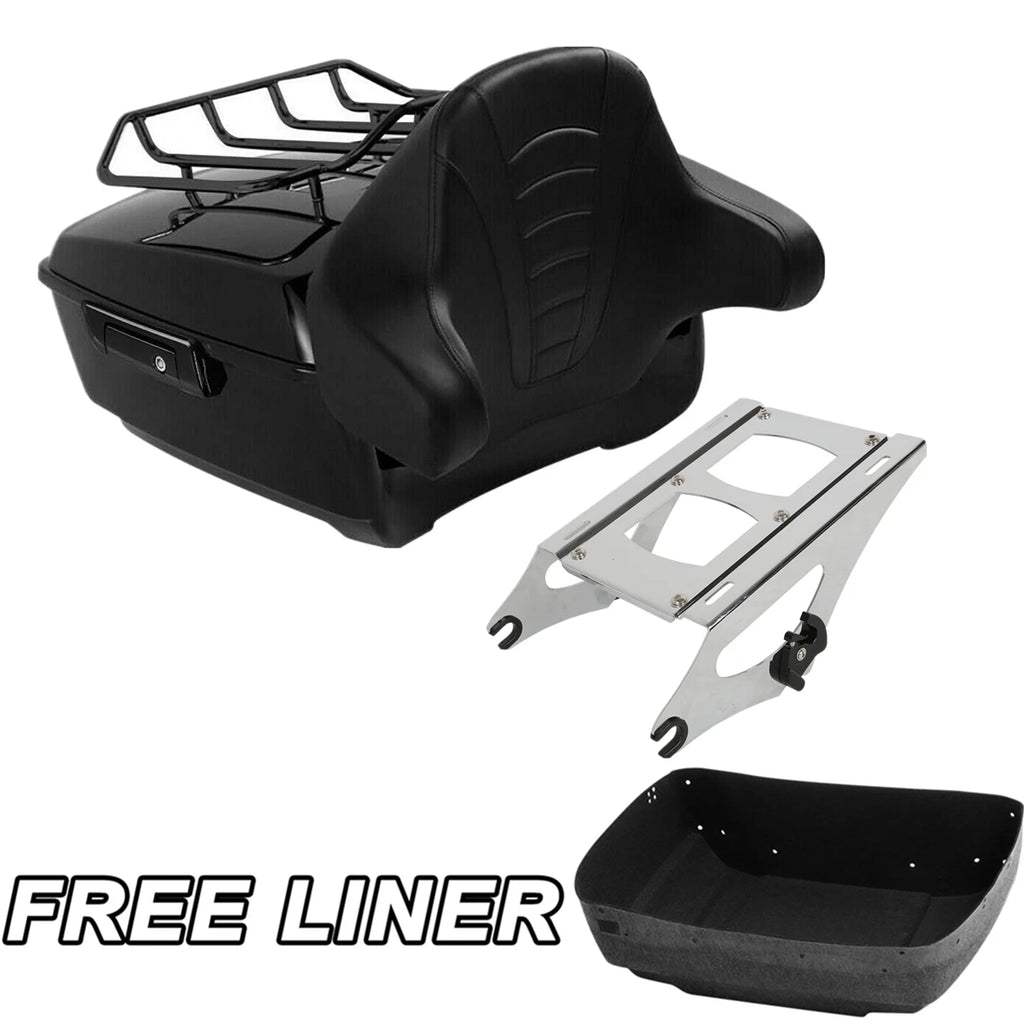 13.7" Trunk Pad Mount Rack for Harley Touring Electra Road Glide (2014–2025)