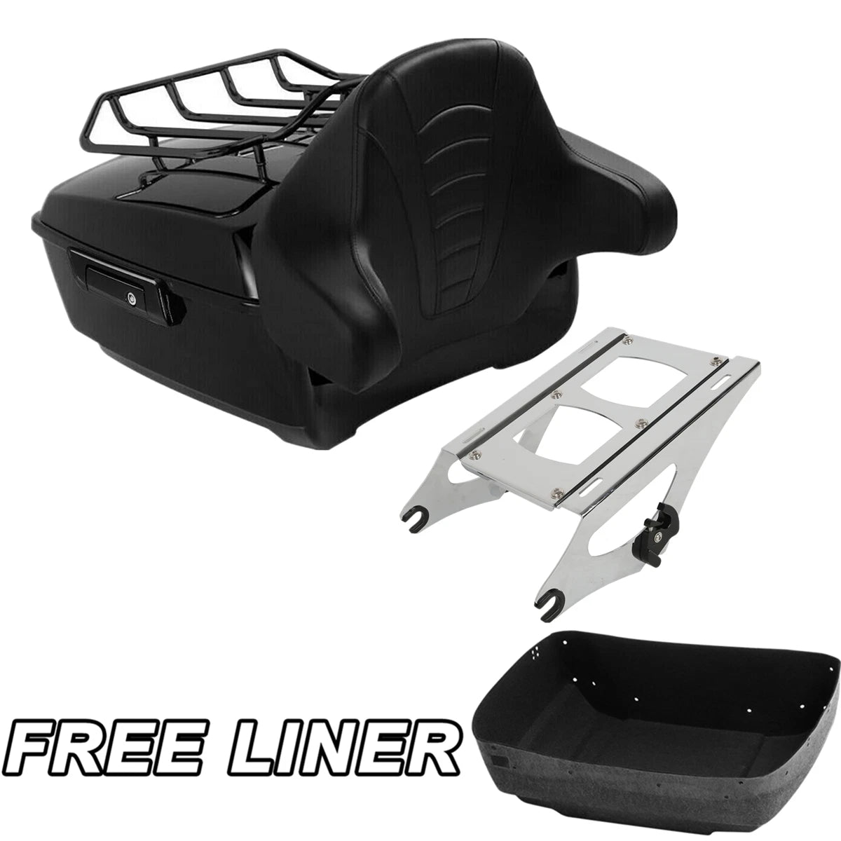 13.7" Trunk Pad Mount Rack for Harley Touring Electra Road Glide (2014–2025)