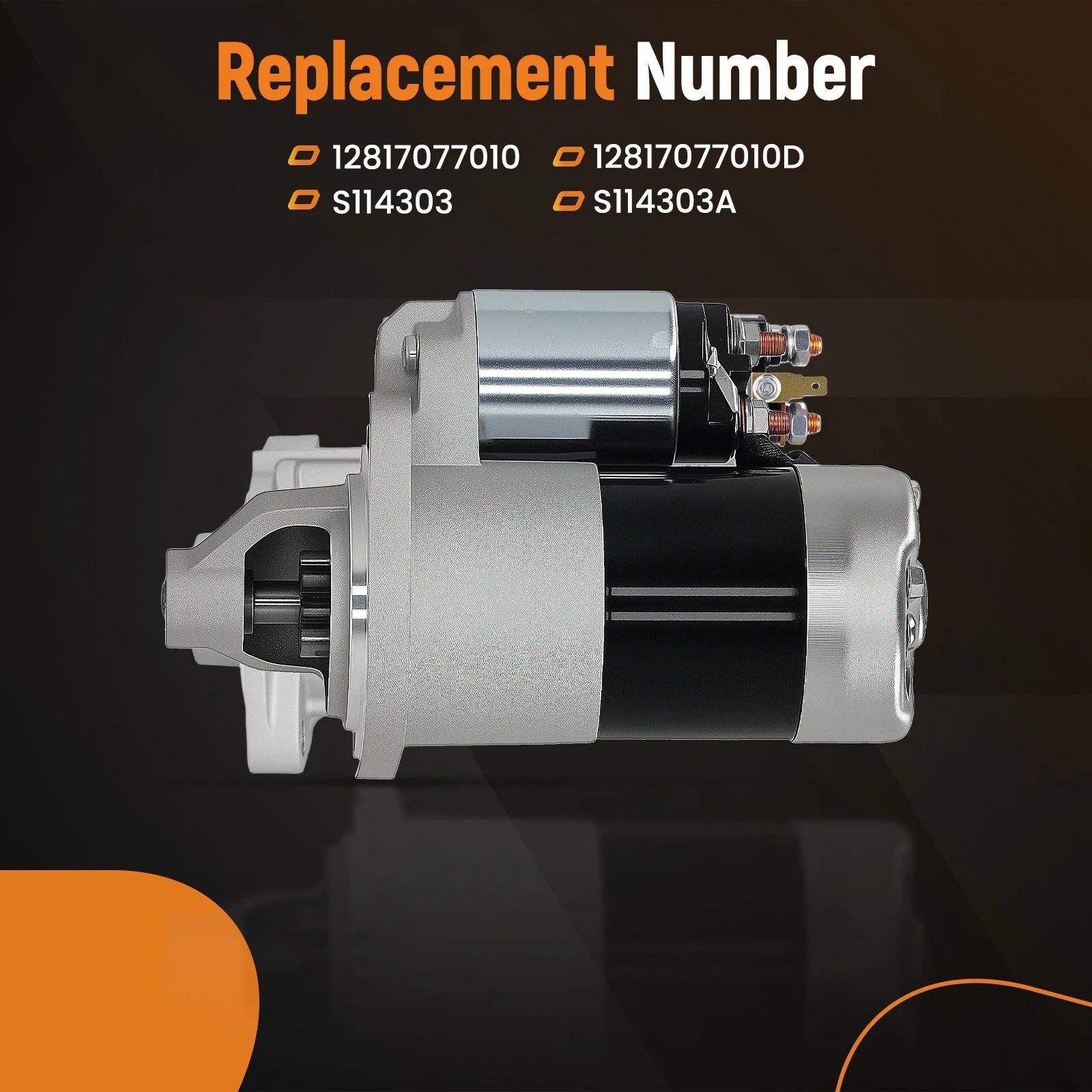 Starter Motor for Yanmar 1GM10 2GM20 3GM30 (1982–1990) 12V 9T