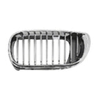 Replacement Chrome Plastic Driver Side Hood-Mounted Grille-See Compatible Chart