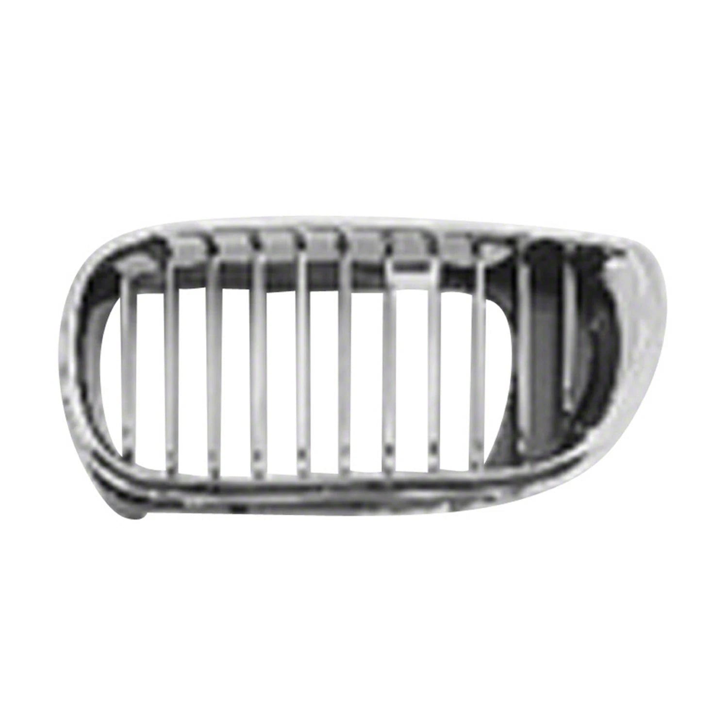 Replacement Chrome Plastic Driver Side Hood-Mounted Grille-See Compatible Chart