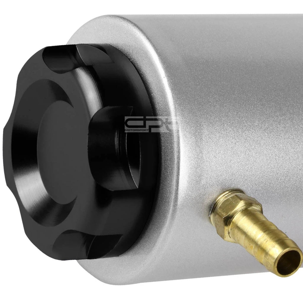 Performance Oil Catch Tank for - 7.25" x 2.5", Black Cap
