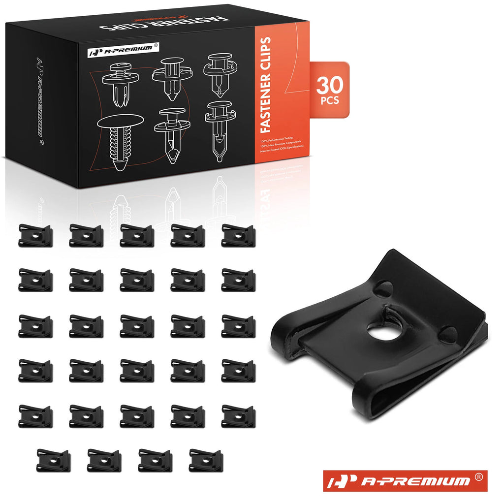 30Pcs U-Nut Fastener Retainer for GM Ford 