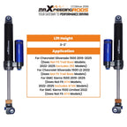 0-2" Lift Rear Shocks w/ Reservoir 10 Way Damper Adj. for GMC Sierra 1500 (2019–2023)