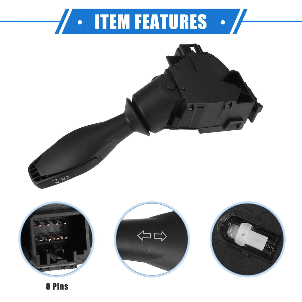 Steering Column Switch Stalk 8 Pin 8A6T13335AB for Ford Fiesta VI (2008–Present)
