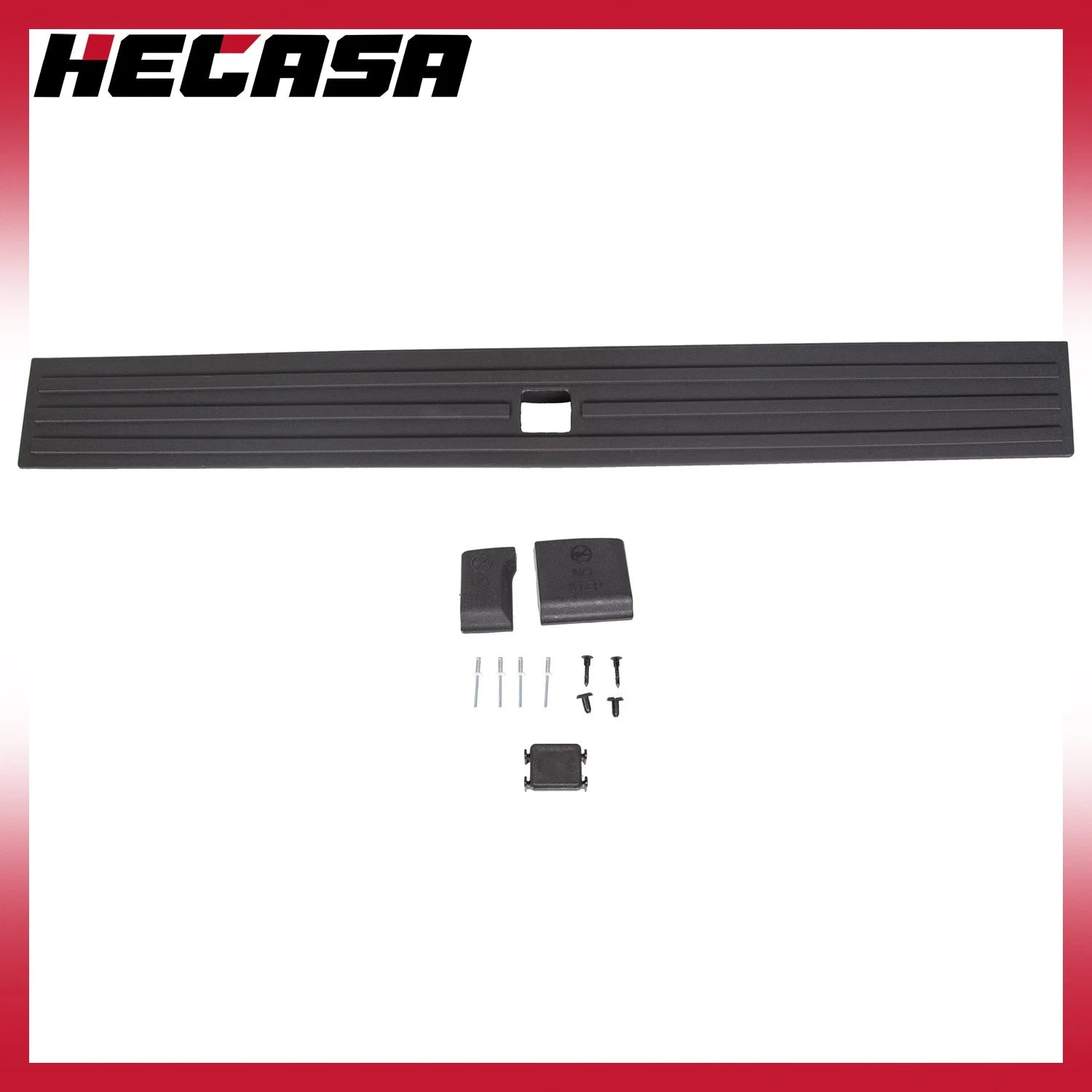 Tailgate Step Molding Cover Trim with Button for Ford F-150 (2015–2020)