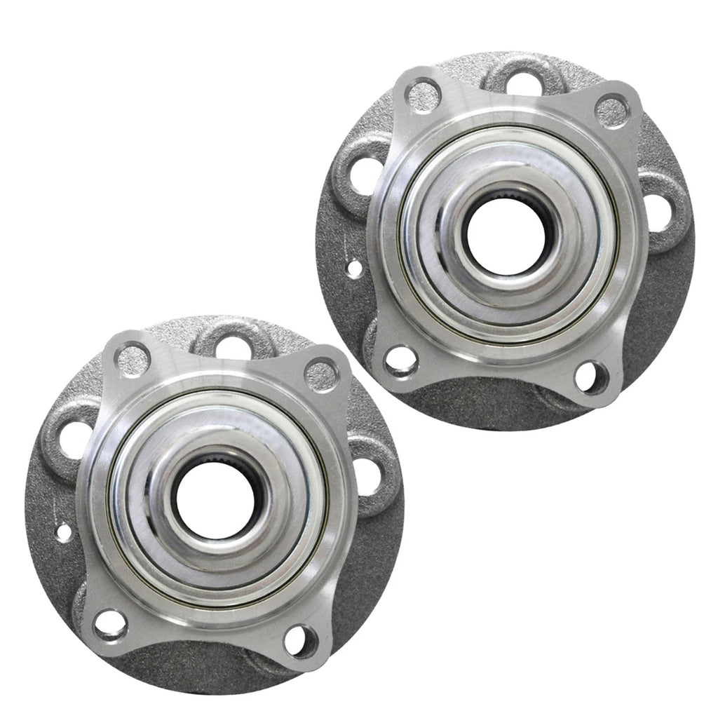 2X Front Wheel Bearings & Hubs for Volvo S60 V70 XC70 S80 (1999–2009)