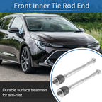 2 Pcs Front Inner Tie Rod End Links for Toyota Highlander (2001–2007) No.EV80945