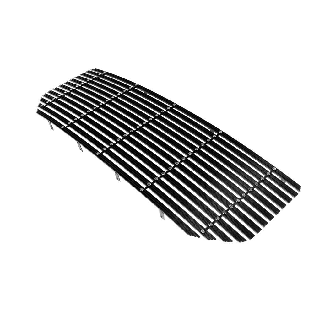 Upper Black Wide Rivet Studs Billet Grille Insert for GMC Sierra 1500 (2016–2018)