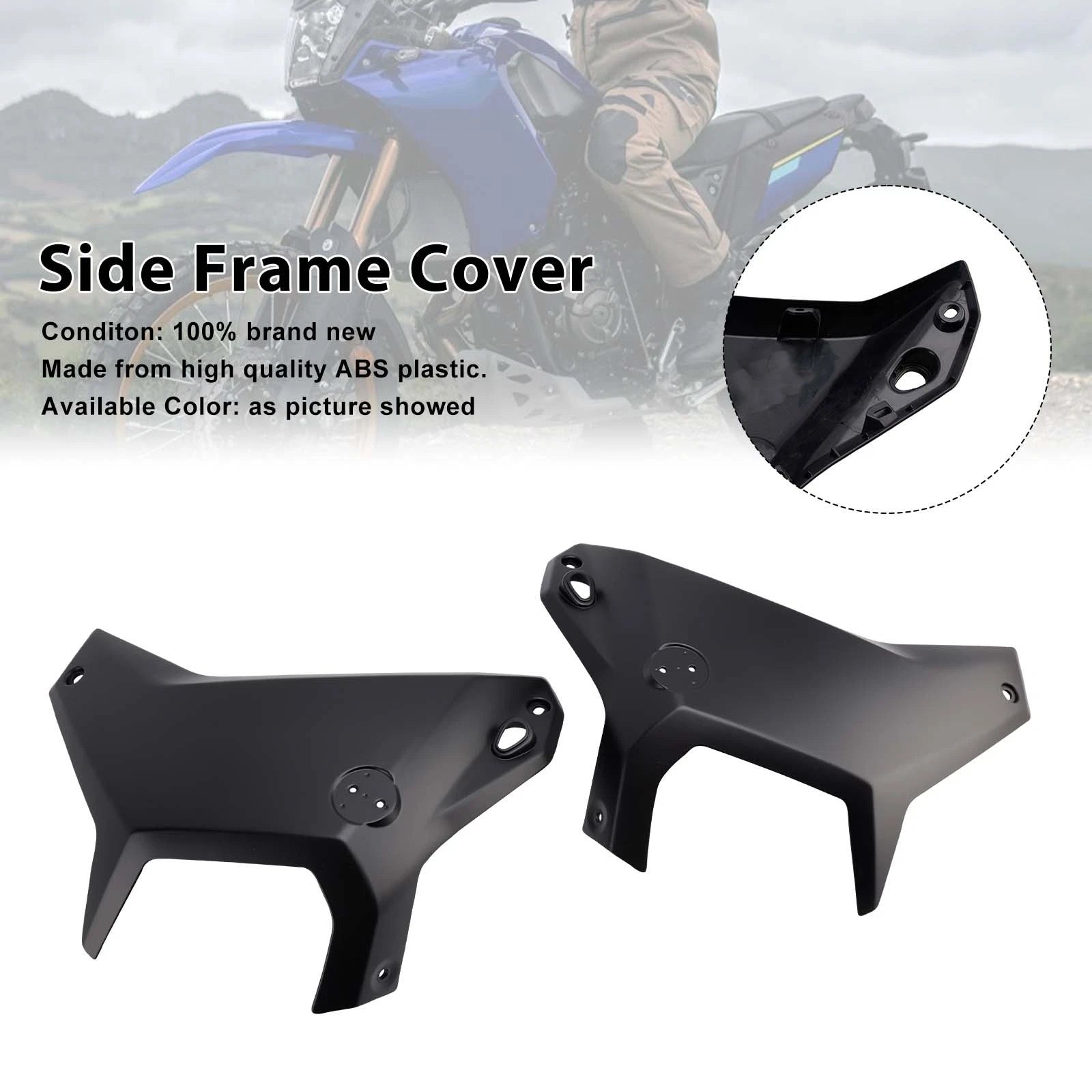 Side Frame Panel Fairings Cover for Yamaha Tenere 700 (2025–2026) Black