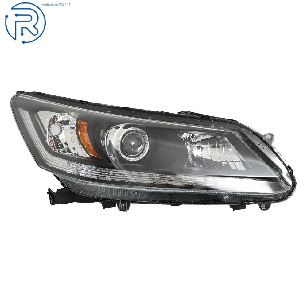 Set of 2 Halogen Headlights for Honda Accord (2013–2015) w/ LED DRL