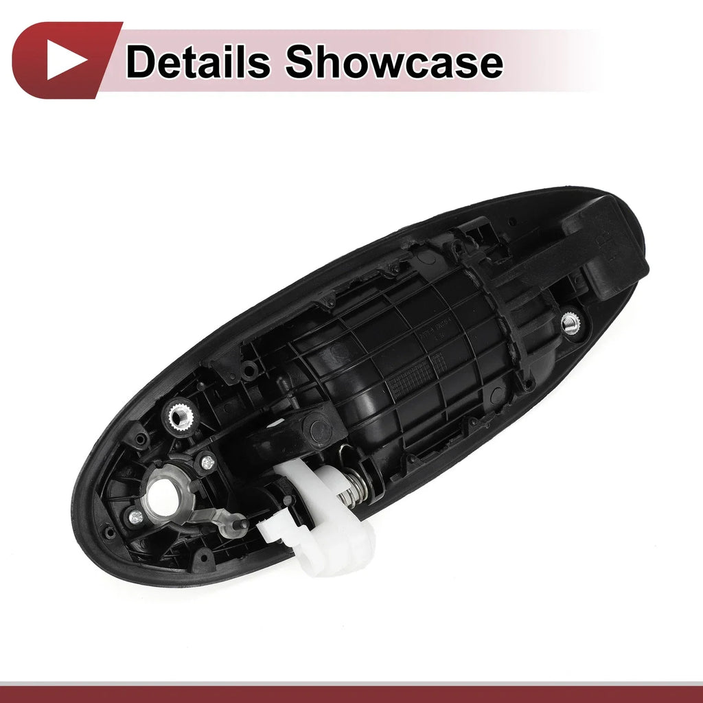 Exterior Door Handle for Hyundai Sonata Front Right Black ABS (2011-2014)