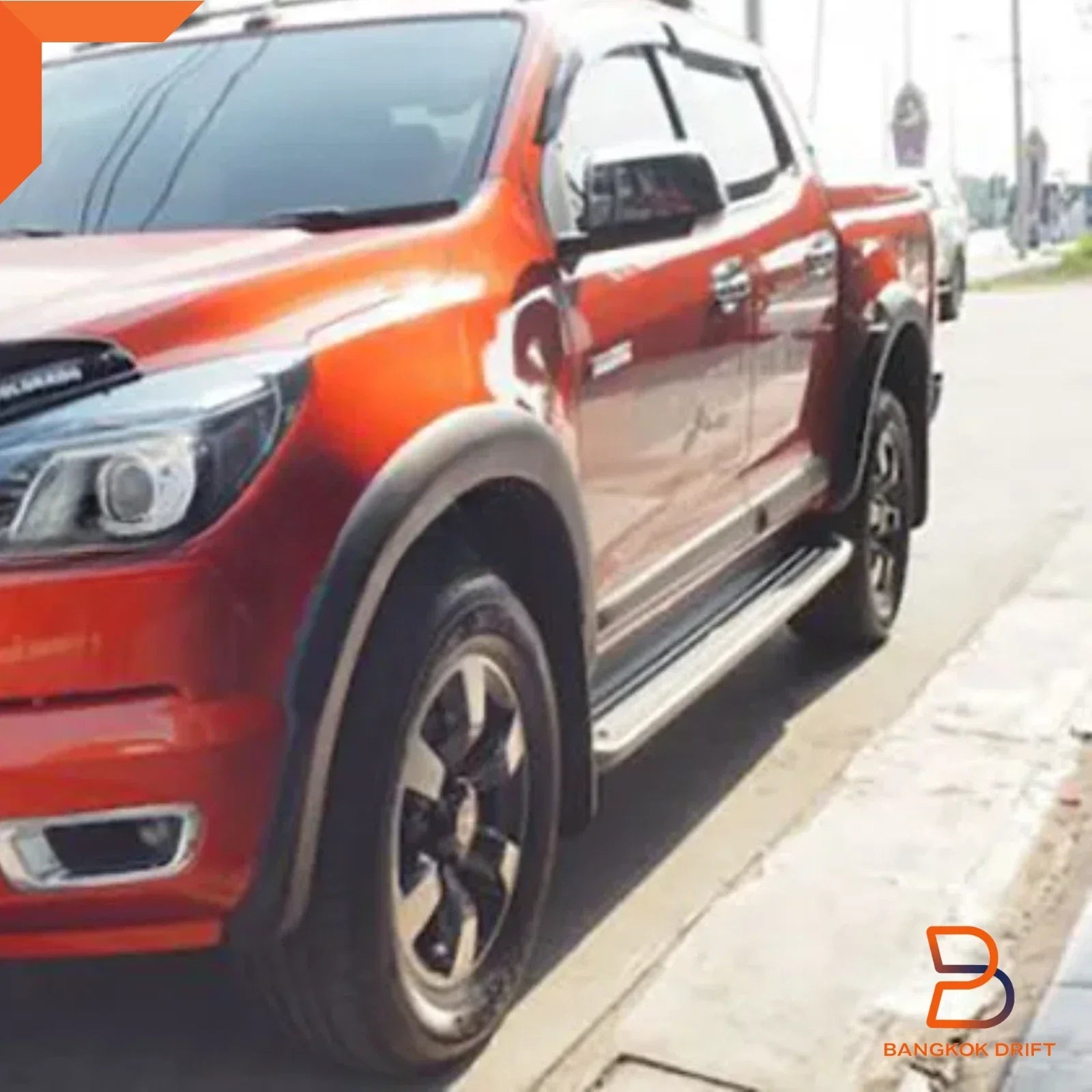 Matte Black Wheel Arch Flares for Holden Colorado RG (2012-2016)