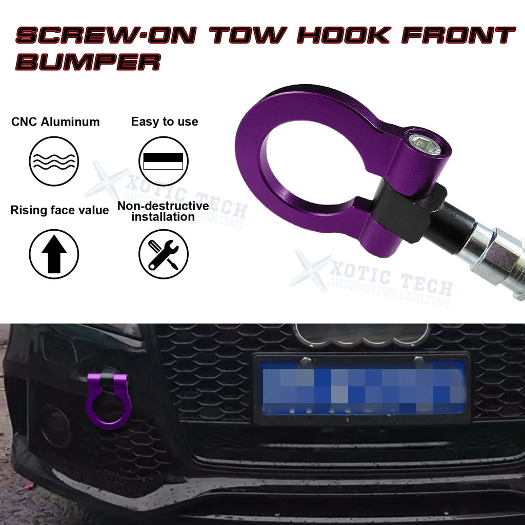 Anodized Alloy Purple Track Racing Tow Hook for Audi A4 A5 A7 (2010-2019)