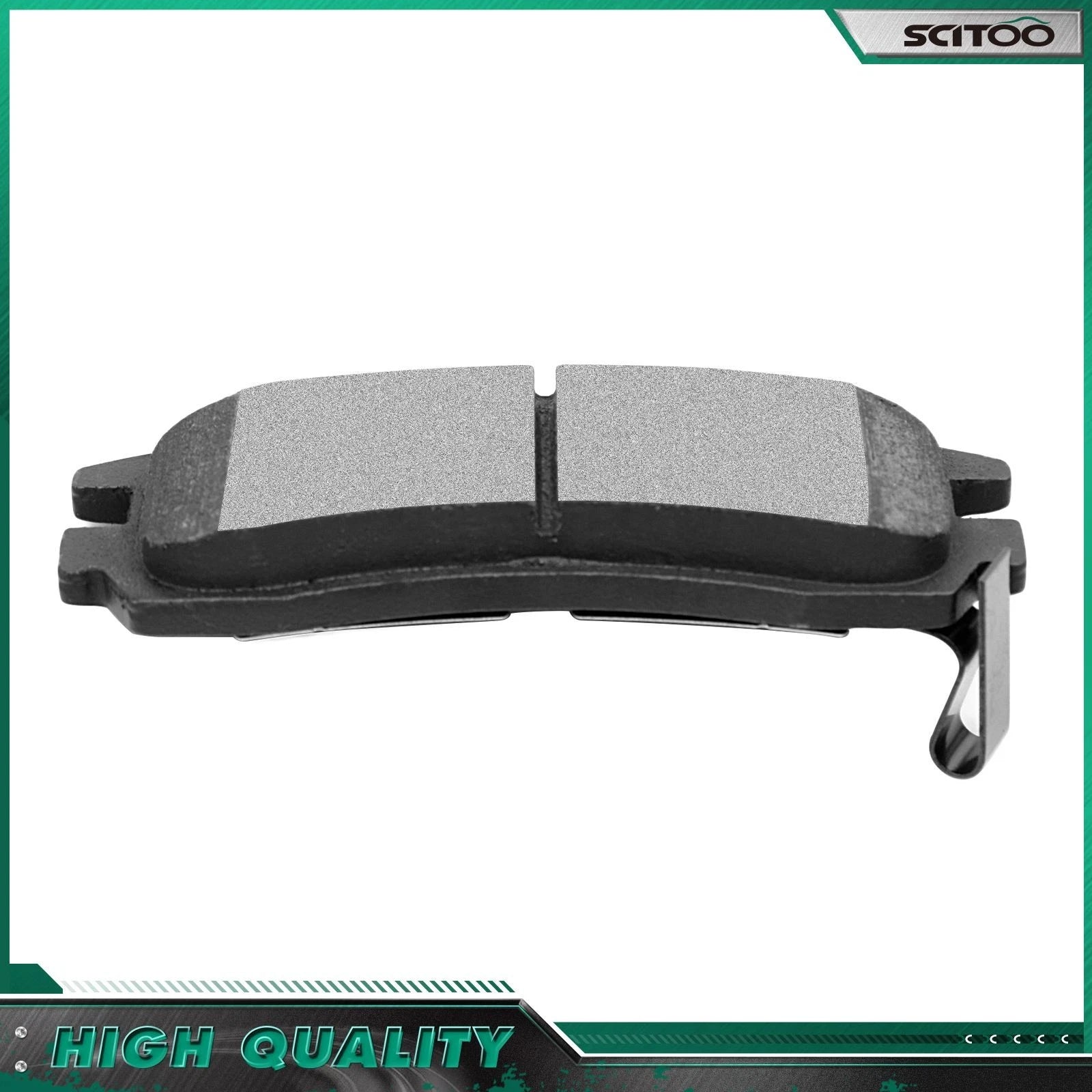 Set of 4 Rear Ceramic Brake Pads & Left Caliper for Buick Regal (1997–2004) & Chevy Impala (2000–2010)