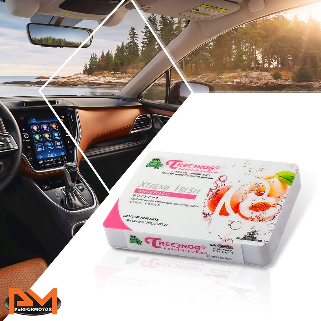 Air Freshener Brick for Car/Office - White Peach Scent (200g)