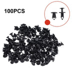 100x Plastic Fastener Clips Mixed Fairing Body Trim Panel Black