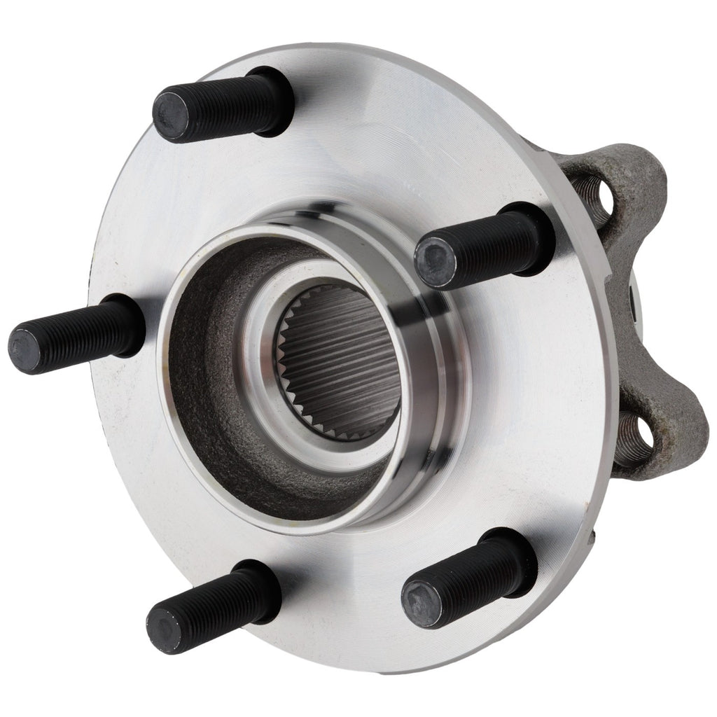 Set of 2 Wheel Hubs for 4-Wheel ABS Front Driver & Passenger Side