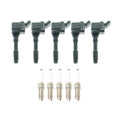 Set of 5 Ignition Coils & 5 Spark Plugs for Audi TT RS Quattro RS3 (2009–2021)