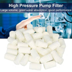 50PCS White Filter Sponge for Electric High Pressure Pump