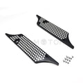 Black Billet Saddlebag Latch Cover for Harley Touring (1993–2004, 2013)