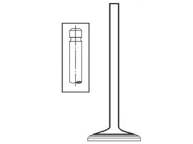 Intake Valve for Mazda B2000 (1986–1987) BJ822ZY