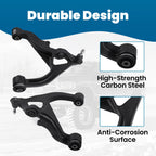 Front Upper Lower Control Arm w/Ball Joint Assembly for Dodge Ram 1500 (2009–2018)