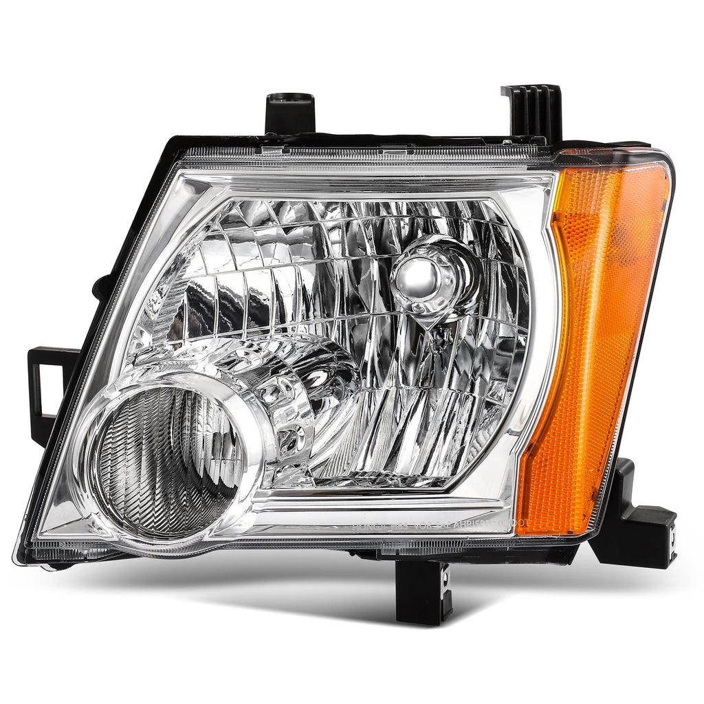Left Side Chrome Headlight Assembly for Nissan Xterra (2005–2015)