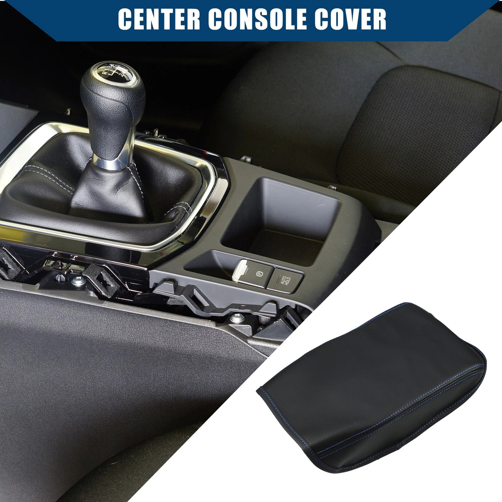 Center Console Armrest Cover for Volkswagen Arteon (2018–2023) Black