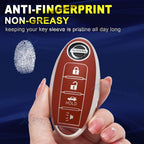 Soft TPU Full Seal Remote Key Cover Shell Case for Nissan (YYYY-YYYY)