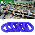 Set of 5 Oil Seal Rotary Shaft Seal 35x50x9mm TPU High Pressure