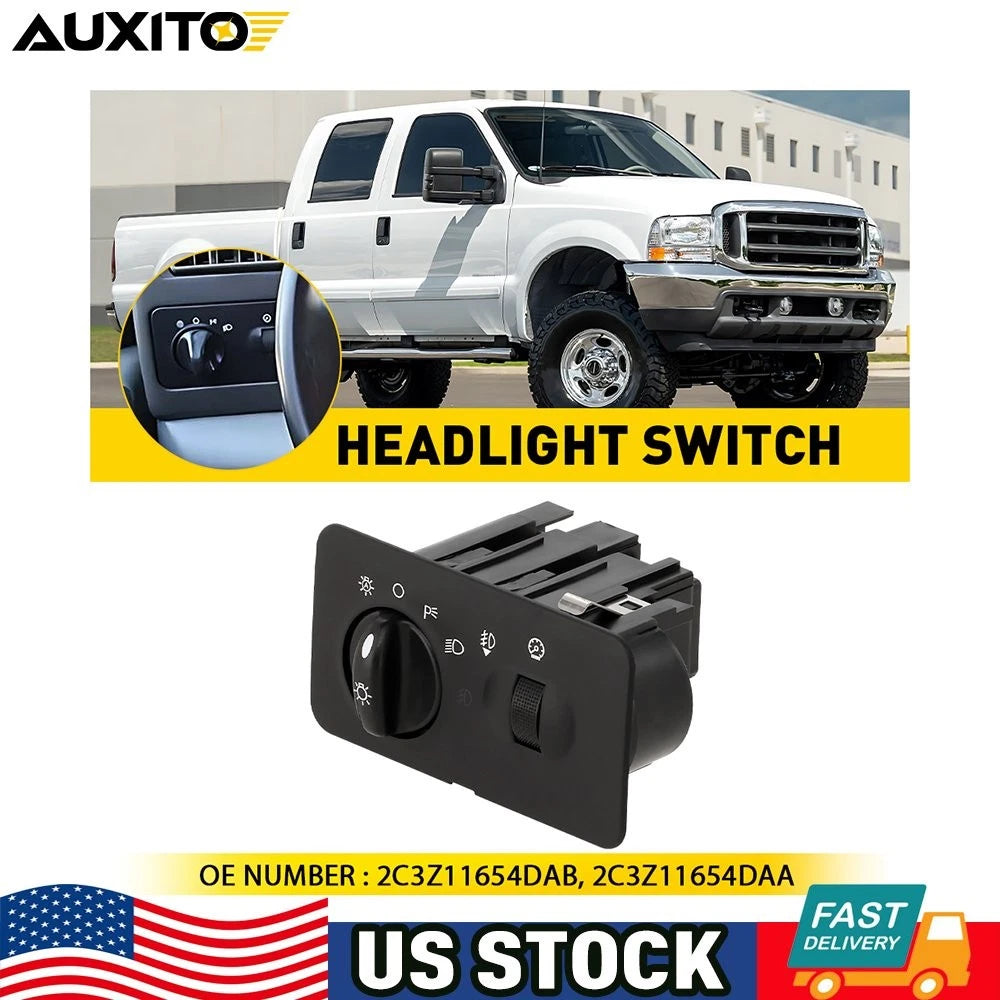 Headlight Switch for Ford F-350 Super Duty F-450 F-550 (2002–2004)
