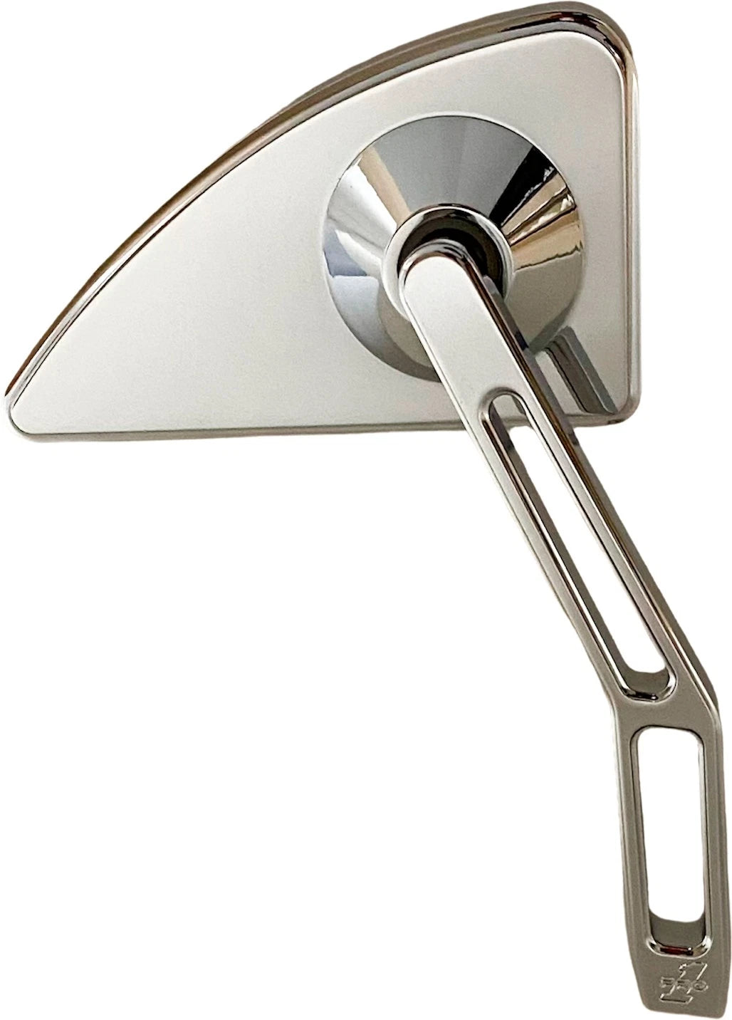Pro One Mini TD V2 Chrome Right Side Mirror for V-Twin Motorcycles