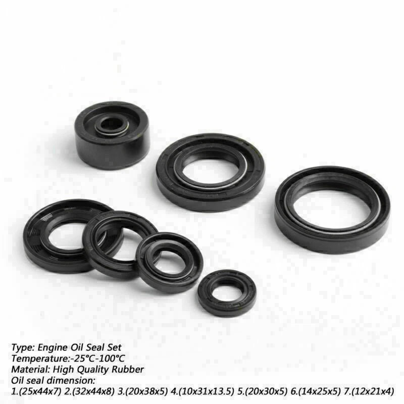Set of 2 Engine Oil Seals for Yamaha DT125X (2005–2006), DT125RE, DT125R (1987–2006)