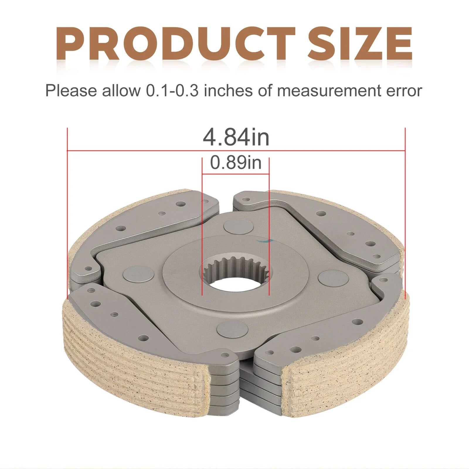 Centrifugal Carrier Wet Clutch for Kawasaki Bayou 300 4X4 KLF300C (1989–2004)