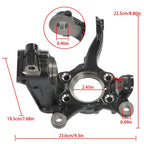 Front Right Steering Knuckle for Audi A3 Q3 Volkswagen Eos Golf Jetta R32 (698038)