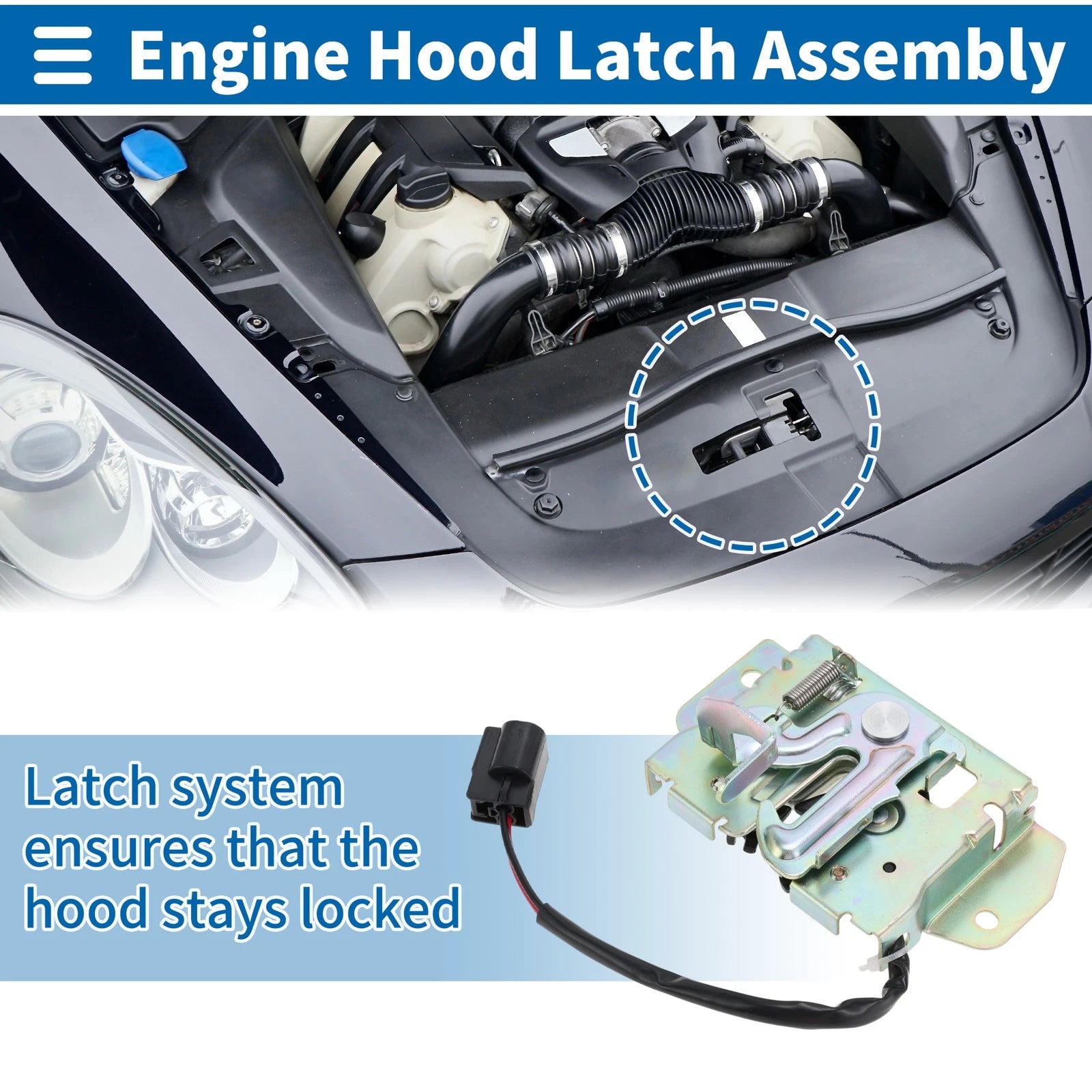 Hood Latch Assembly for Mitsubishi Outlander (2007–2012) No. 5908A109